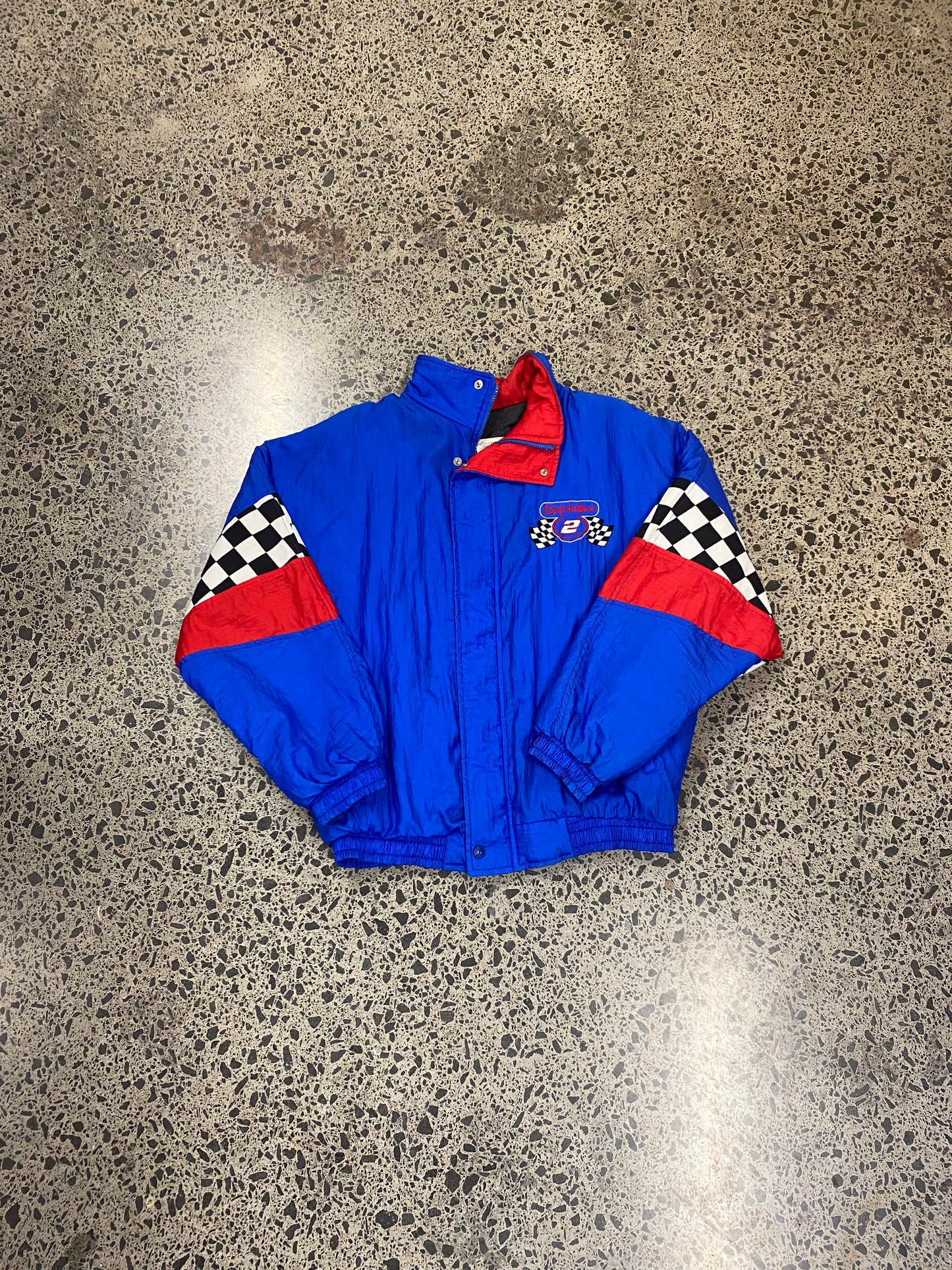 Vintage Rusty Wallace NASCAR Racing Jacket