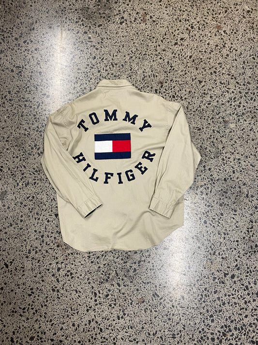 Vintage Tommy Hilfiger Flag Button Up