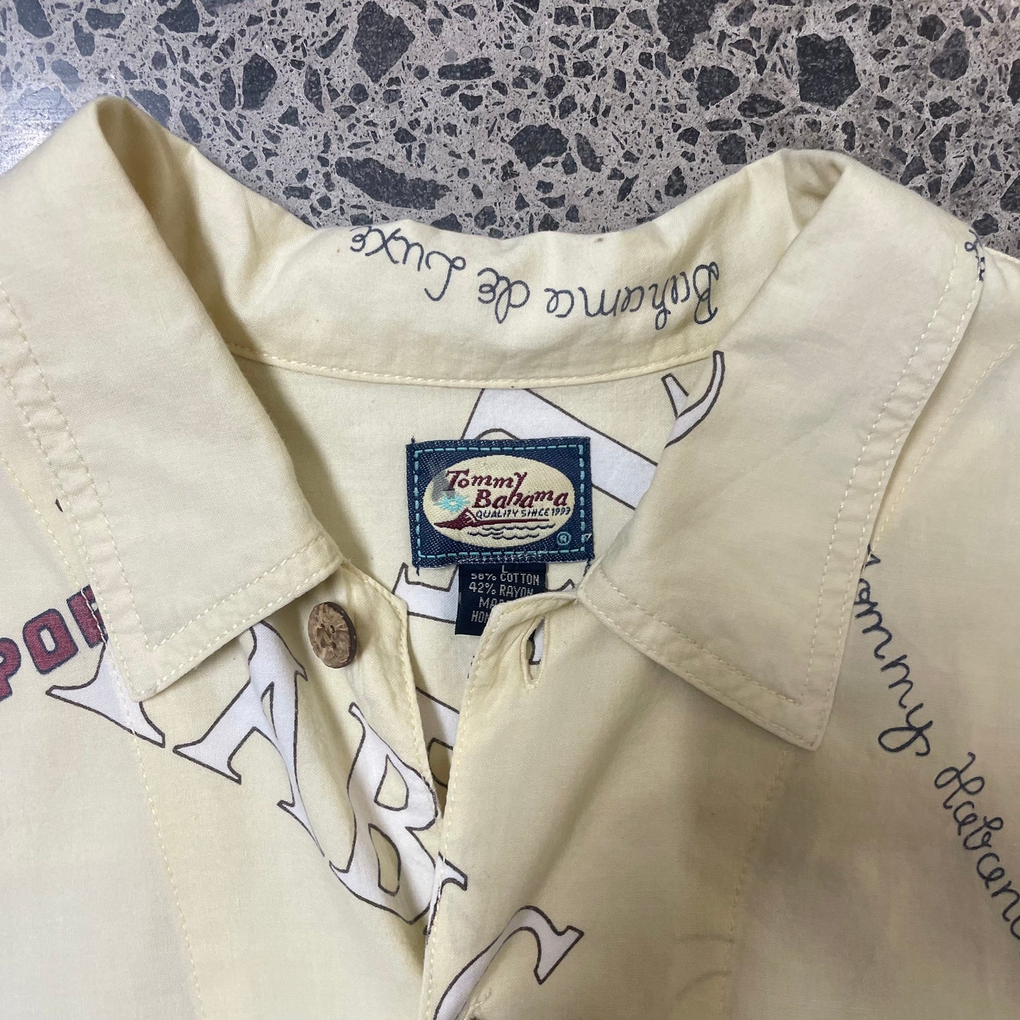 Vintage Tommy Bahama Cigar Club Shirt