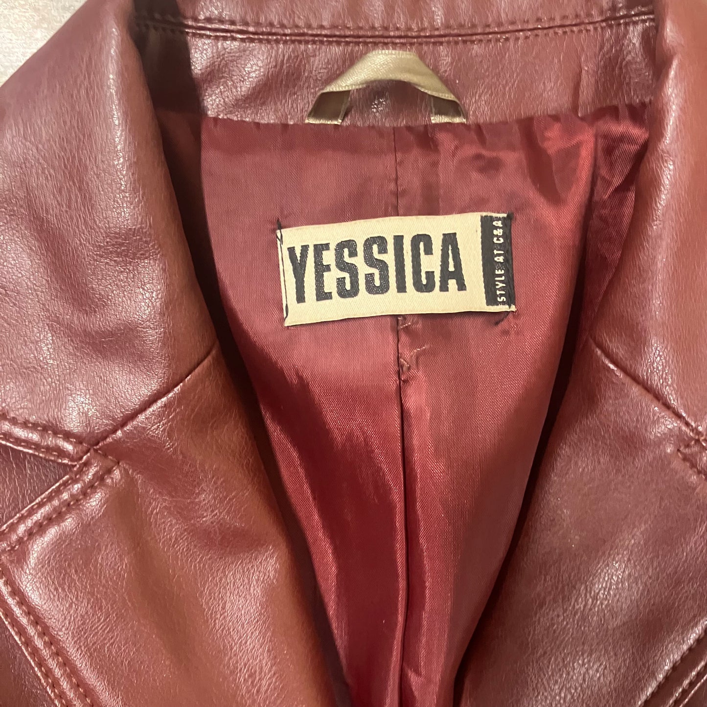 Vintage Yessica Leather Coat