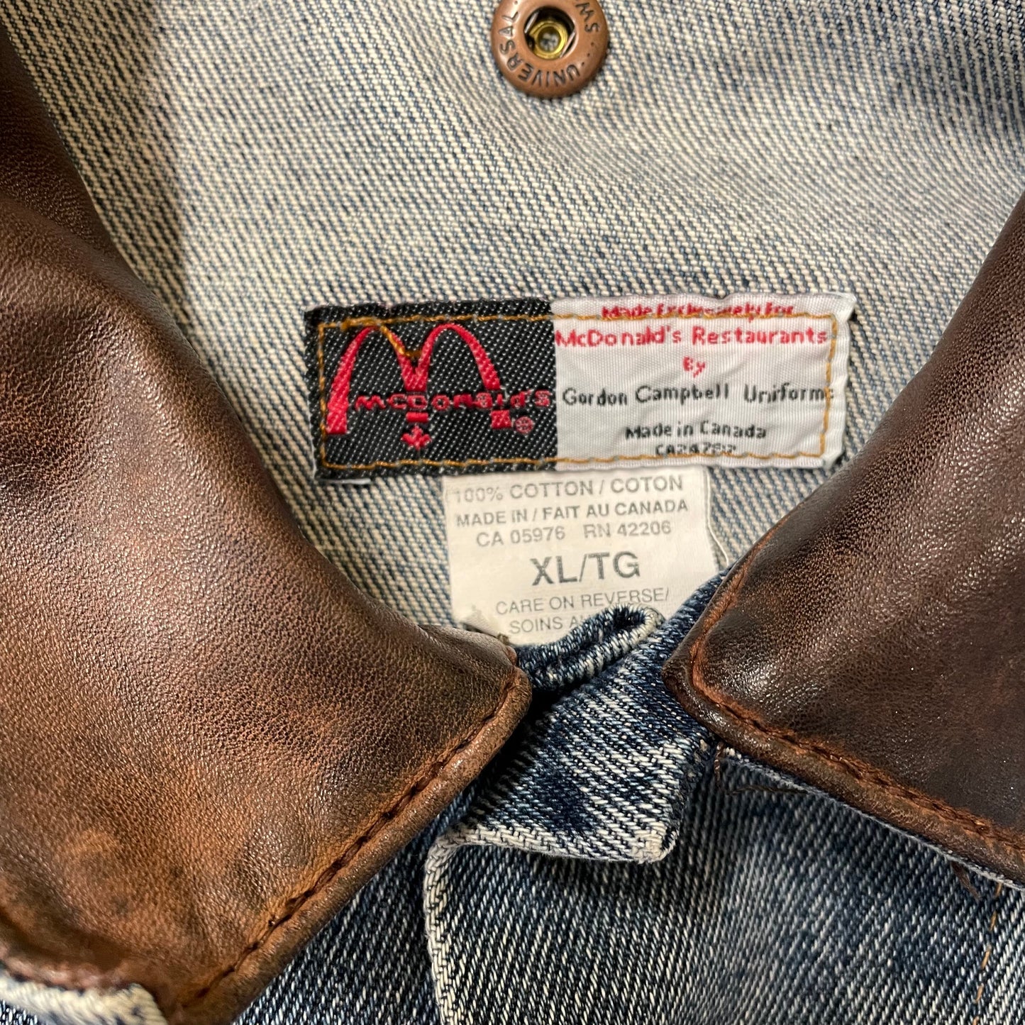 Vintage McDonald’s Vancouver Denim Jacket