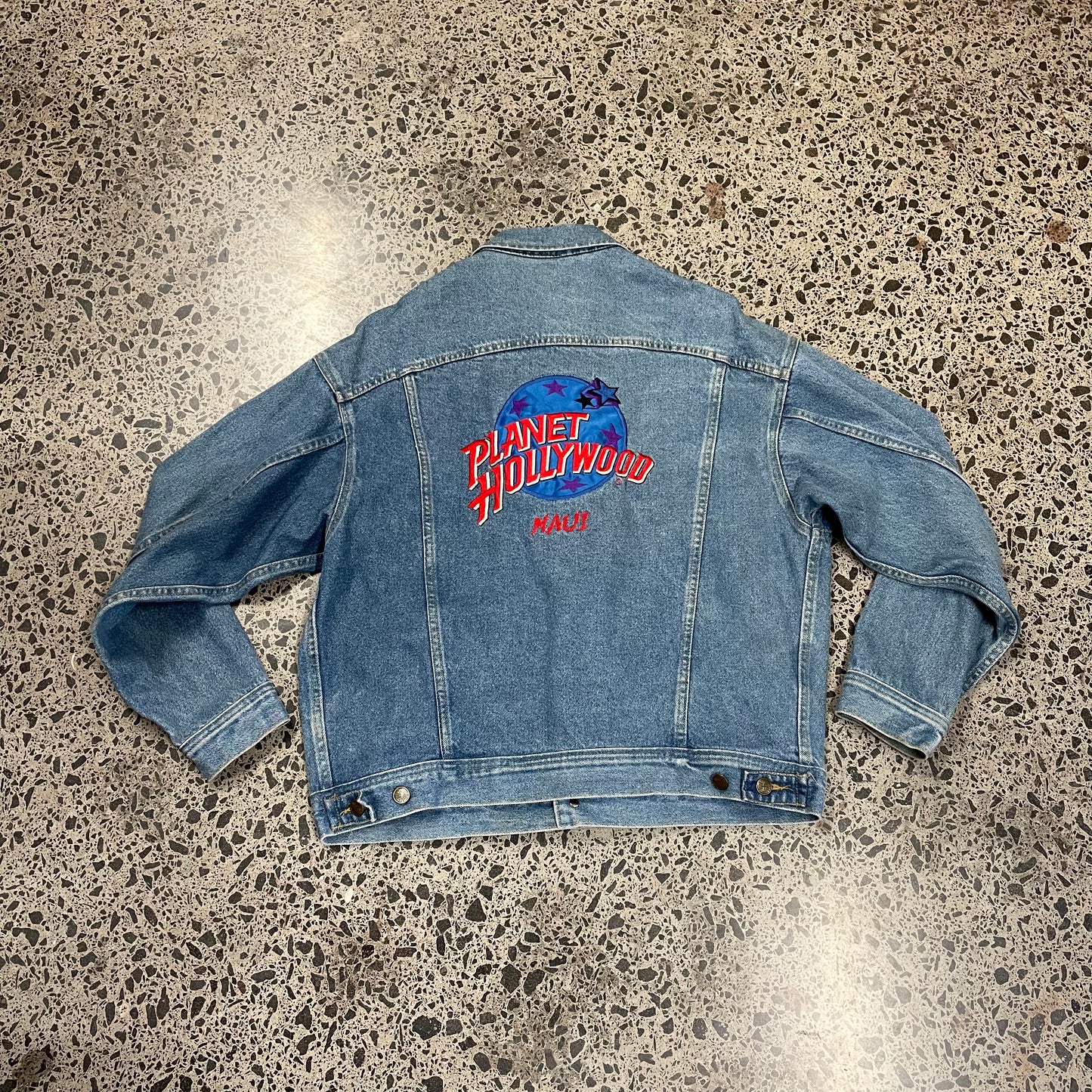 Vintage Planet Hollywood Denim Jacket