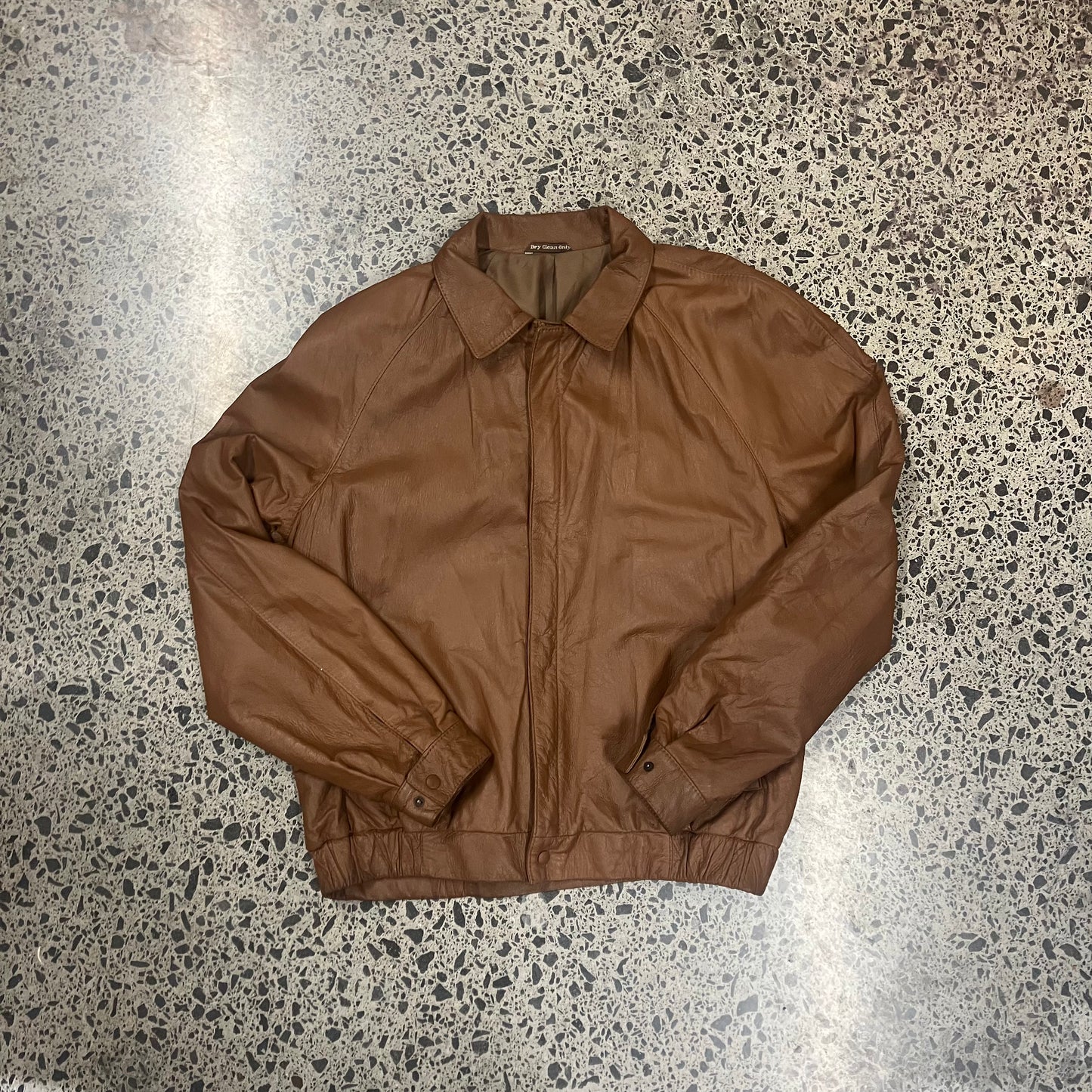 Vintage Brown Leather Jacket