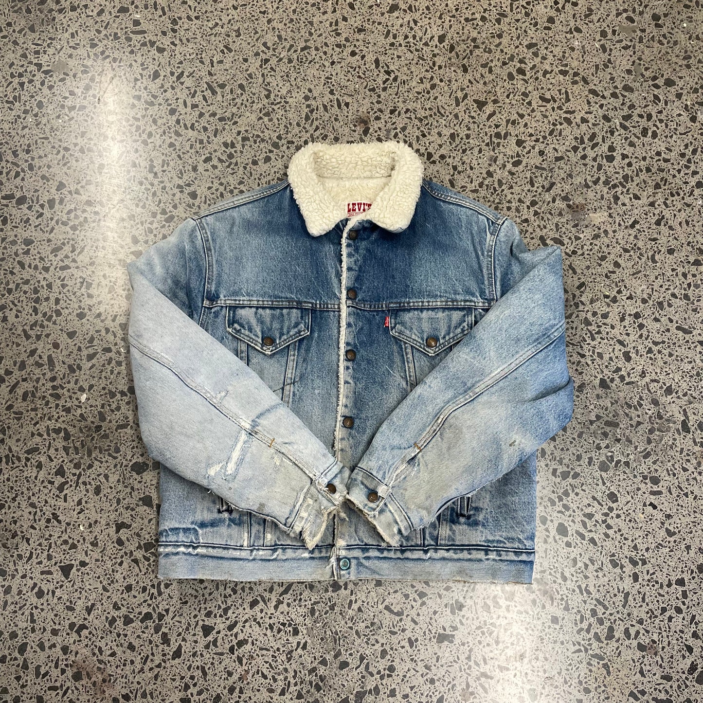 Vintage Levi’s Sherpa Denim Jacket