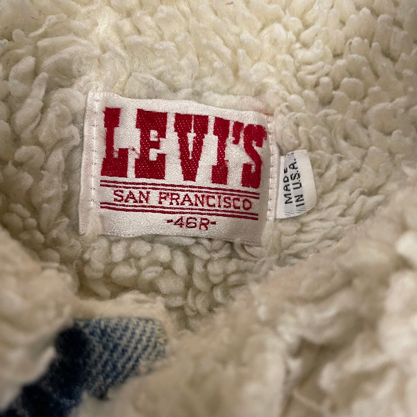 Vintage Levi’s Sherpa Denim Jacket