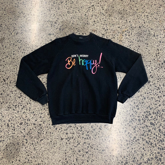 Vintage Don’t Worry Be Happy Crewneck