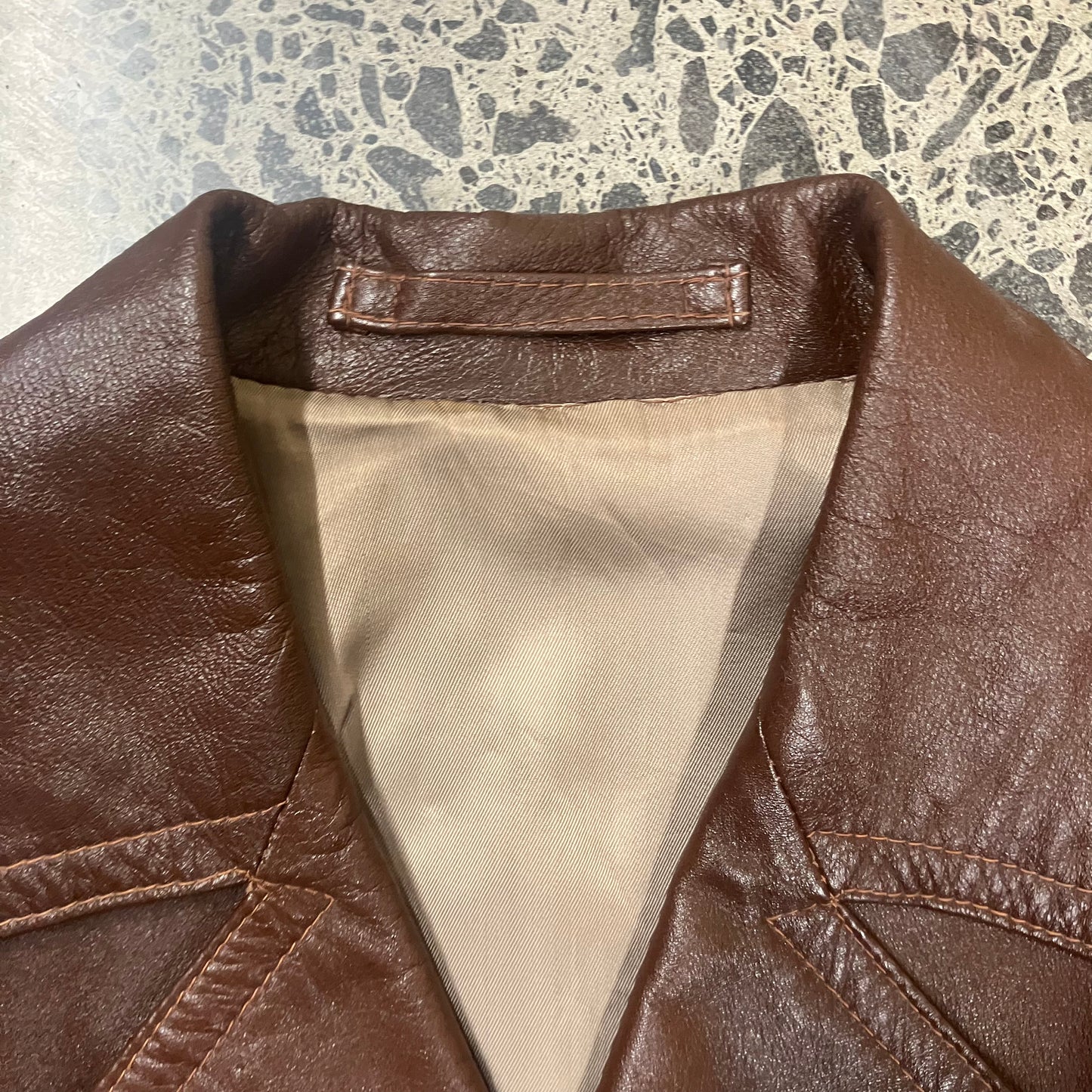 Vintage Leather Coat