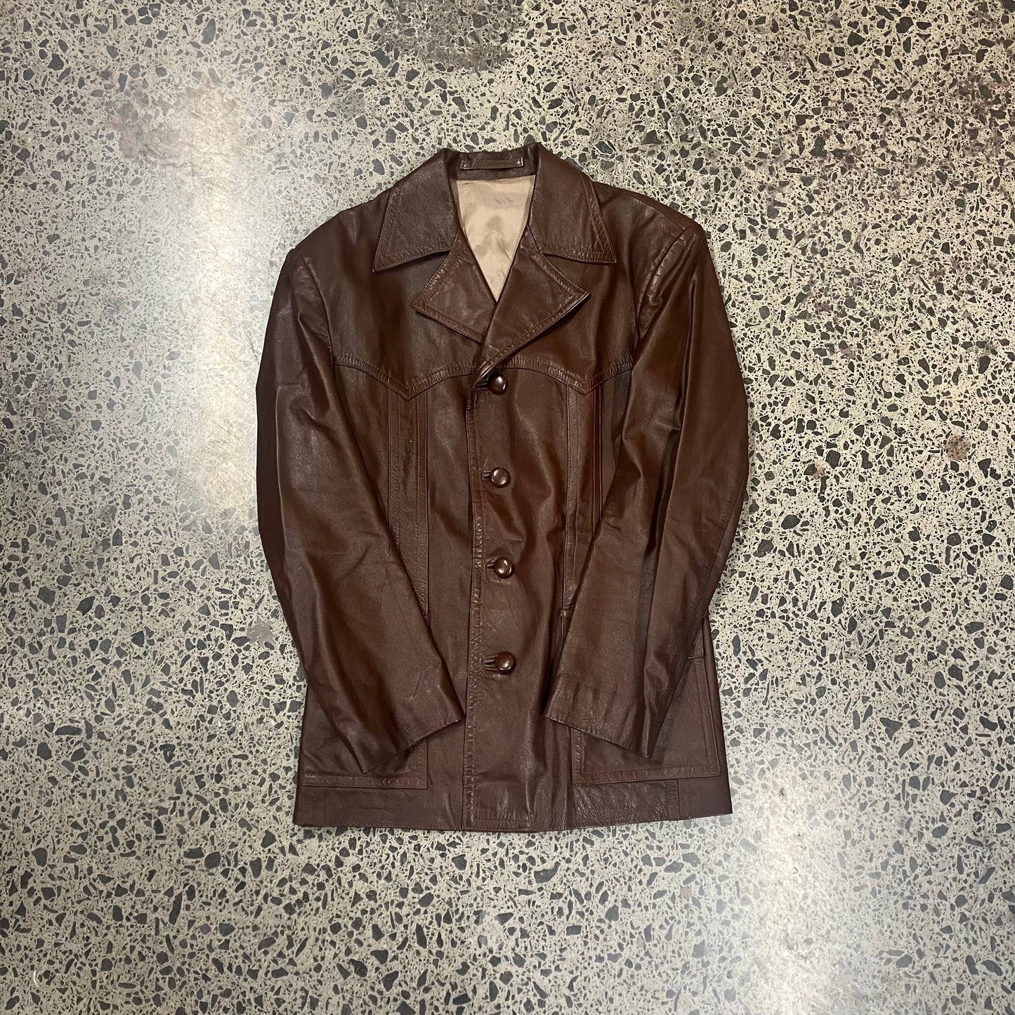 Vintage Leather Coat