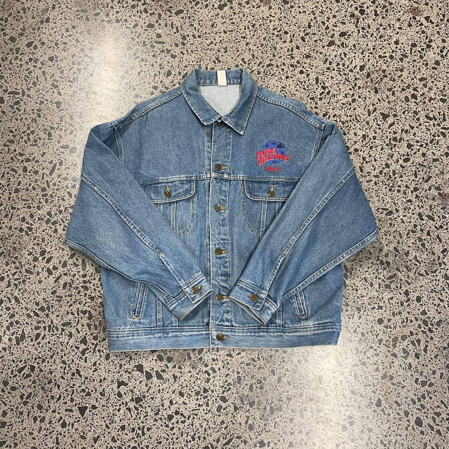 Vintage Planet Hollywood Denim Jacket