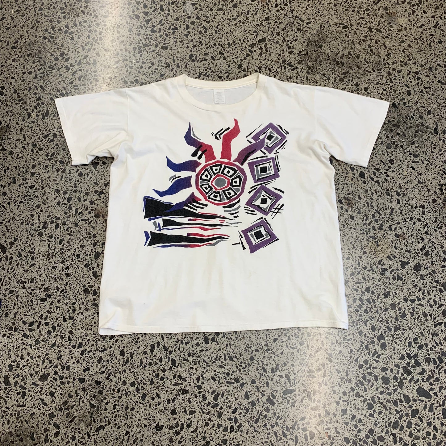 Vintage Abstract Sun Tee