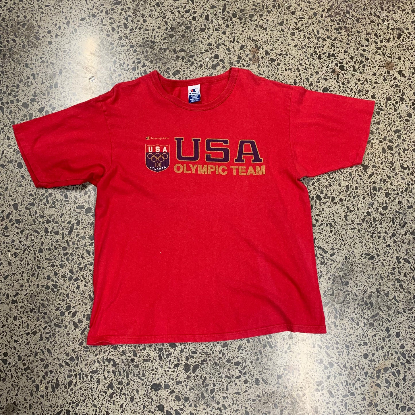 Vintage Champion U.S.A Olympic Tee