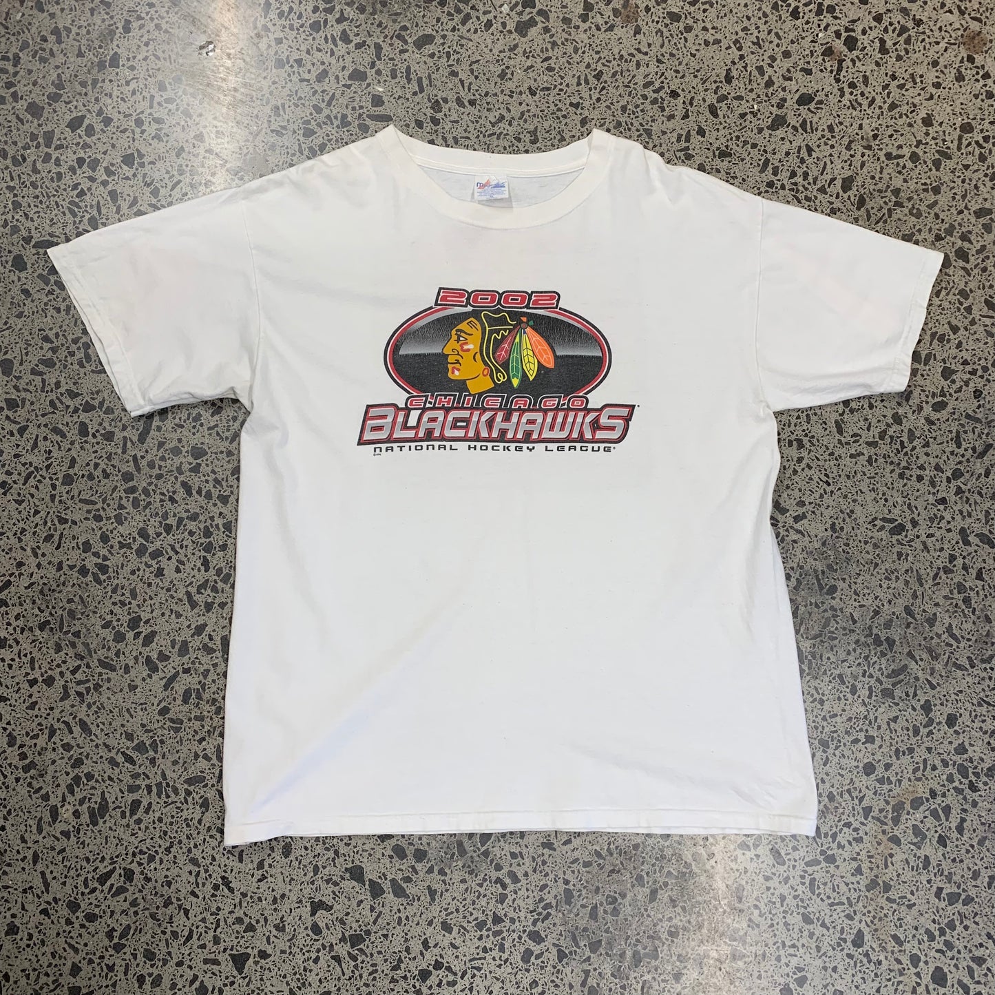 Vintage 2002 Chicago Blackhawks Tee